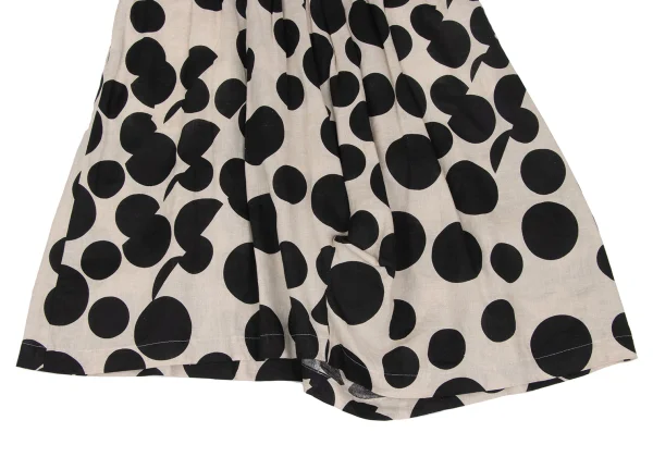 COMME des GARCONS Dot Print Hole Design Skirt Pants K-172727_006