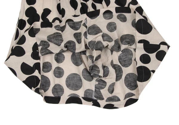 COMME des GARCONS Dot Print Hole Design Skirt Pants K-172727_008