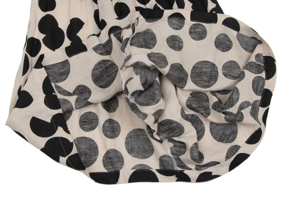 COMME des GARCONS Dot Print Hole Design Skirt Pants K-172727_009