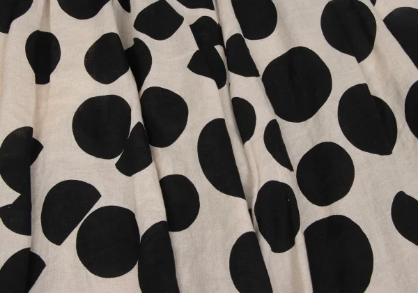 COMME des GARCONS Dot Print Hole Design Skirt Pants K-172727_011