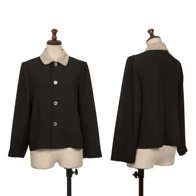 tricot COMME des GARCONS Knit Collar Switching Jacket
