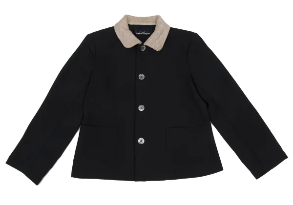 tricot COMME des GARCONS Knit Collar Switching Jacket K-172733_002