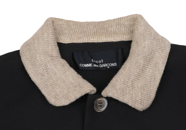 tricot COMME des GARCONS Knit Collar Switching Jacket K-172733_004