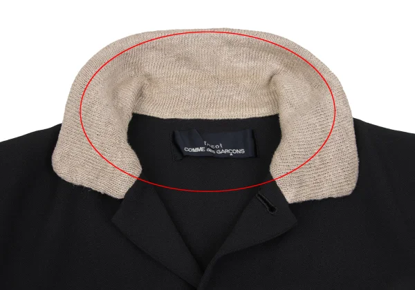 tricot COMME des GARCONS Knit Collar Switching Jacket K-172733_006