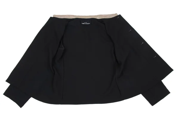 tricot COMME des GARCONS Knit Collar Switching Jacket K-172733_014