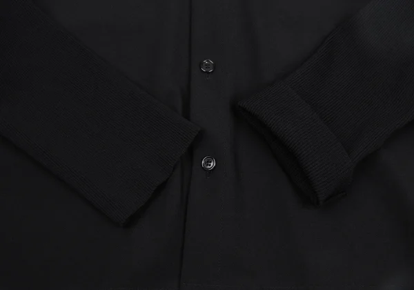 tricot COMME des GARCONS Rib Sleeve Switching Round Collar Shirt K-172734_007