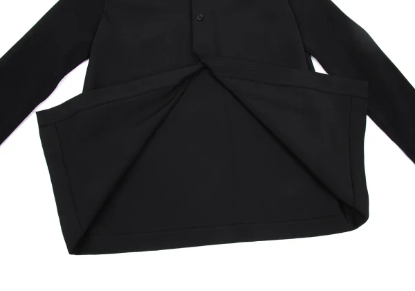 tricot COMME des GARCONS Rib Sleeve Switching Round Collar Shirt K-172734_009