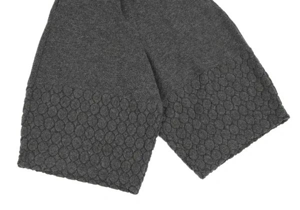 gomme Pile Hem Dot Switching Cropped Pants K-172737_005