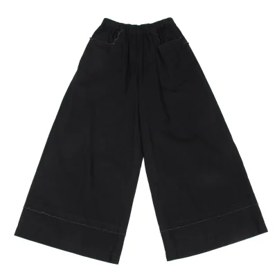 gomme Cutting Cotton Wide Pants