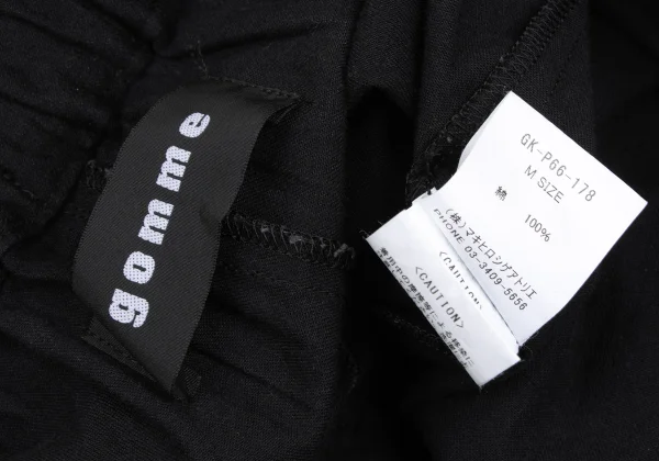 gomme Cutting Cotton Wide Pants K-172739_013