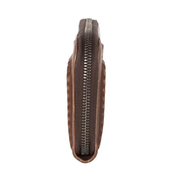 Jean Paul GAULTIER Leather Rope Embossed Long Wallet K-172740_002