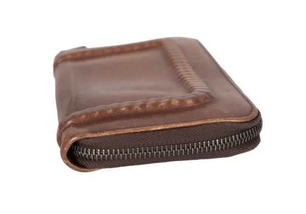 Jean Paul GAULTIER Leather Rope Embossed Long Wallet K-172740_005