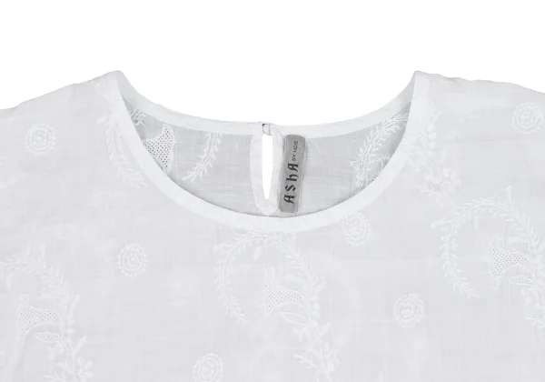 ASHA BY MDS Embroidery Short Sleeve Blouse K-172741_003