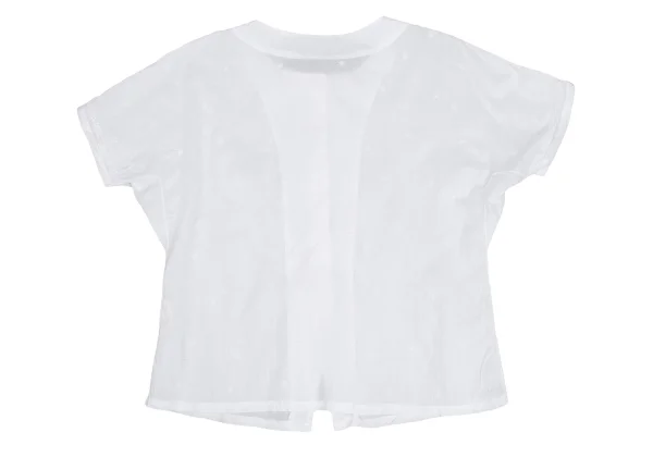 ASHA BY MDS Cotton Embroidery Short Sleeve Blouse K-172744_009