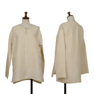 ASHA BY MDS Patch Design Silk Skipper Blouse