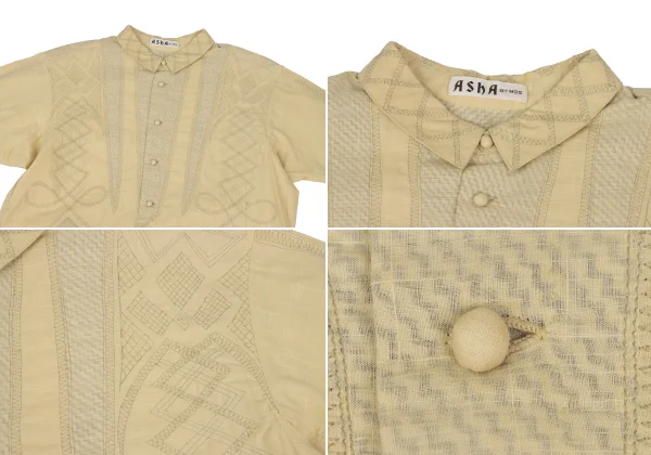 ASHA BY MDS Cotton Embroidery Long Shirt K-172763_003