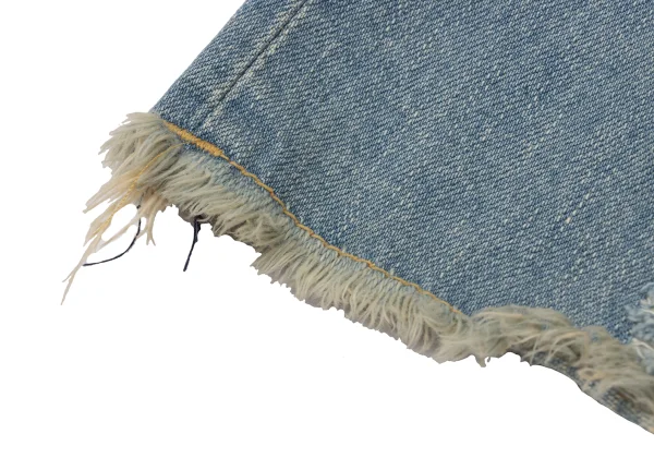 JUNYA WATANABE MAN PINK COMME des GARCONS Distressed Denim Skirt K-172764_010