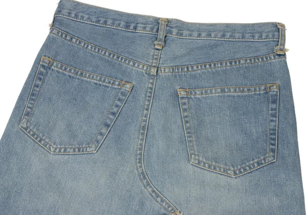 JUNYA WATANABE MAN PINK COMME des GARCONS Distressed Denim Skirt K-172764_013