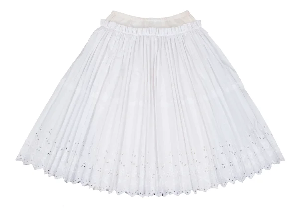 COMME des GARCONS Embroidery Hem Layered Design Pleats Skirt K-172766_002