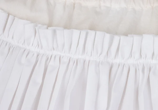COMME des GARCONS Embroidery Hem Layered Design Pleats Skirt K-172766_004