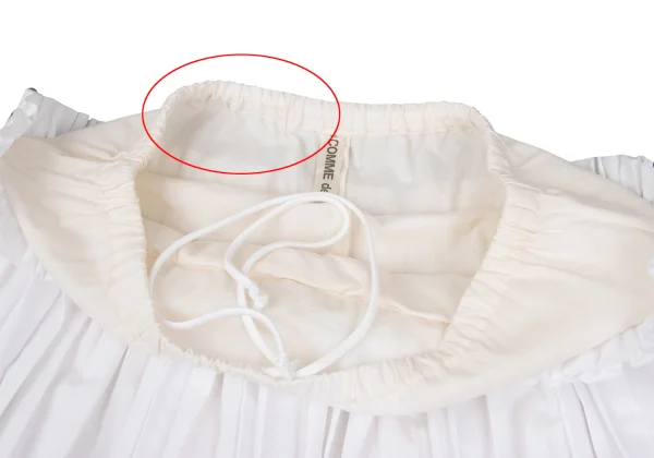 COMME des GARCONS Embroidery Hem Layered Design Pleats Skirt K-172766_005