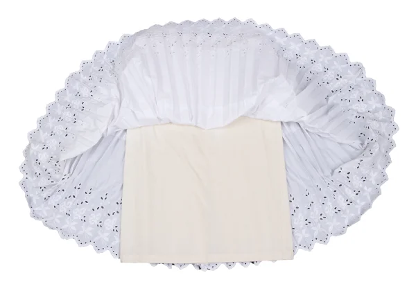 COMME des GARCONS Embroidery Hem Layered Design Pleats Skirt K-172766_009