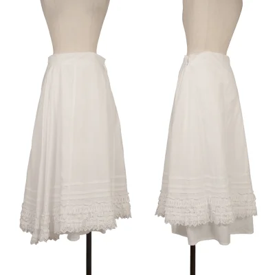 JUNYA WATANABE COMME des GARCONS Lace Decoration Hem Asymmetry Skirt