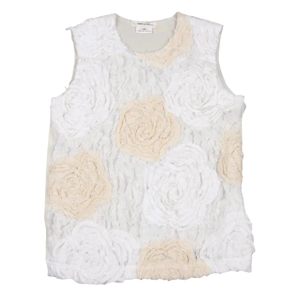 COMME des GARCONS Floral Corsage Sleeveless Top K-172768_002