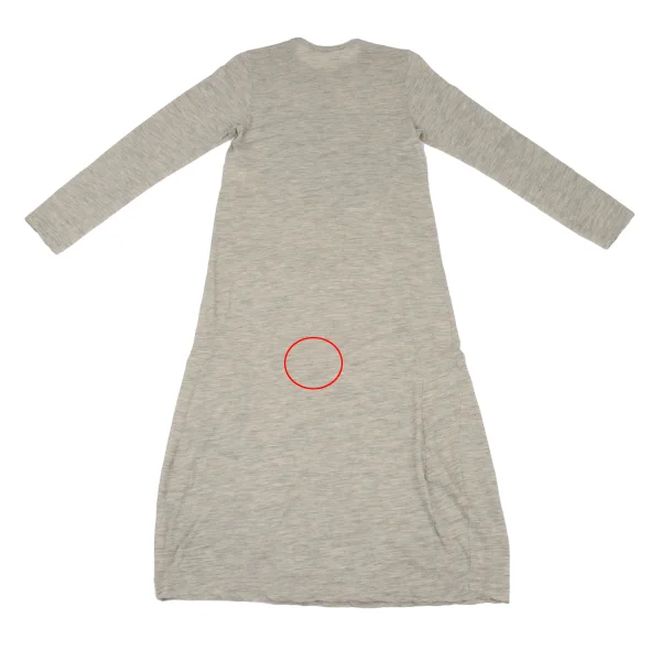robe de chambre COMME des GARCONS Wool Blend Drawing Flower Print Dress K-172769_011