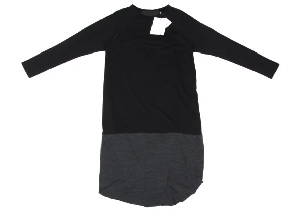 Yohji Yamamoto FEMME Hem Switching Wool Tunic K-172771_002