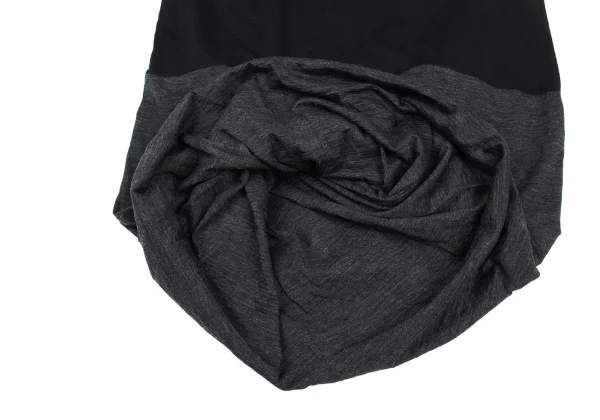 Yohji Yamamoto FEMME Hem Switching Wool Tunic K-172771_008
