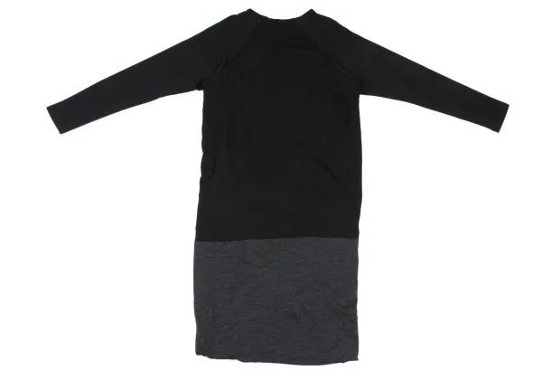 Yohji Yamamoto FEMME Hem Switching Wool Tunic K-172771_009