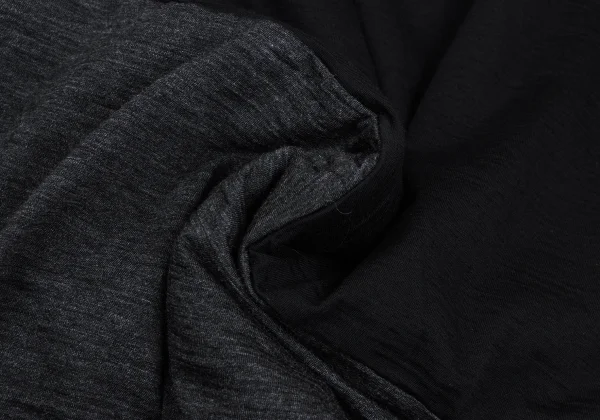 Yohji Yamamoto FEMME Hem Switching Wool Tunic K-172771_011