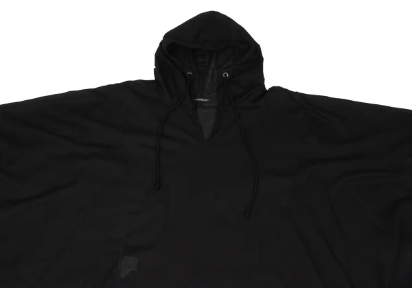 Yohji Yamamoto FEMME Cotton Skipper Hooded Poncho Coat K-172772_003
