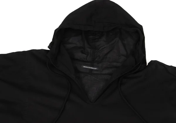 Yohji Yamamoto FEMME Cotton Skipper Hooded Poncho Coat K-172772_006