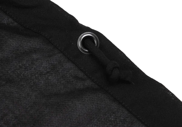 Yohji Yamamoto FEMME Cotton Skipper Hooded Poncho Coat K-172772_010