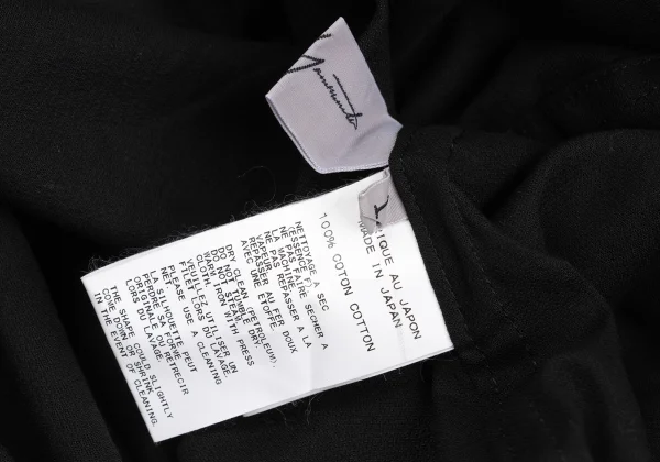 Yohji Yamamoto FEMME Cotton Skipper Hooded Poncho Coat K-172772_014
