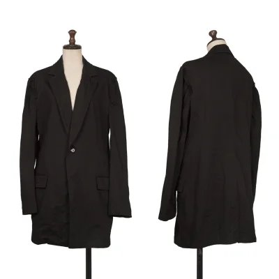 Yohji Yamamoto NOIR Washer Finish Puckered Seam Jacket