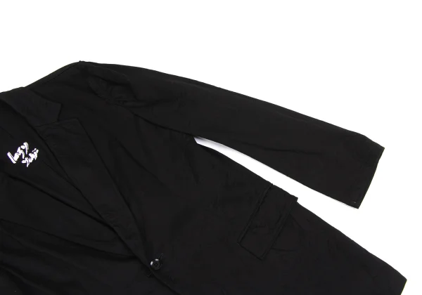 Yohji Yamamoto NOIR Washer Finish Puckered Seam Jacket K-172773_005