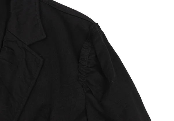 Yohji Yamamoto NOIR Washer Finish Puckered Seam Jacket K-172773_006