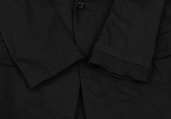 Yohji Yamamoto NOIR Washer Finish Puckered Seam Jacket K-172773_007