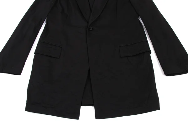 Yohji Yamamoto NOIR Washer Finish Puckered Seam Jacket K-172773_008