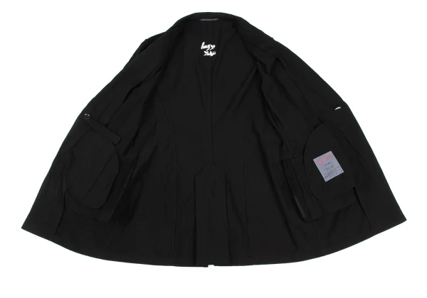 Yohji Yamamoto NOIR Washer Finish Puckered Seam Jacket K-172773_013