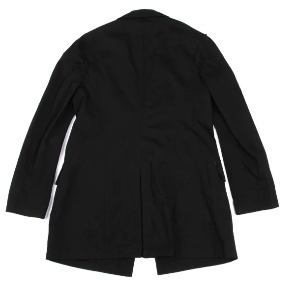 Yohji Yamamoto NOIR Washer Finish Puckered Seam Jacket K-172773_014