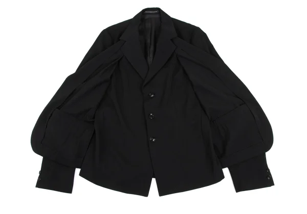 Y's Wool Layered Desgin Jacket K-172775_011