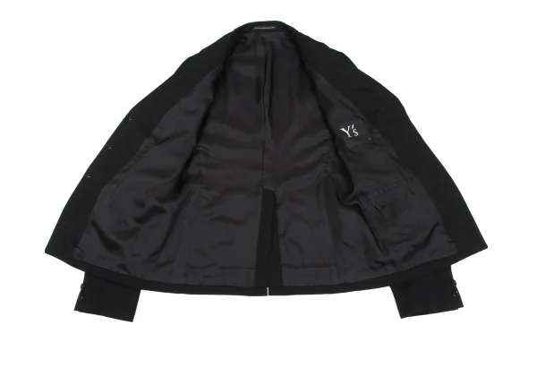 Y's Wool Layered Desgin Jacket K-172775_012