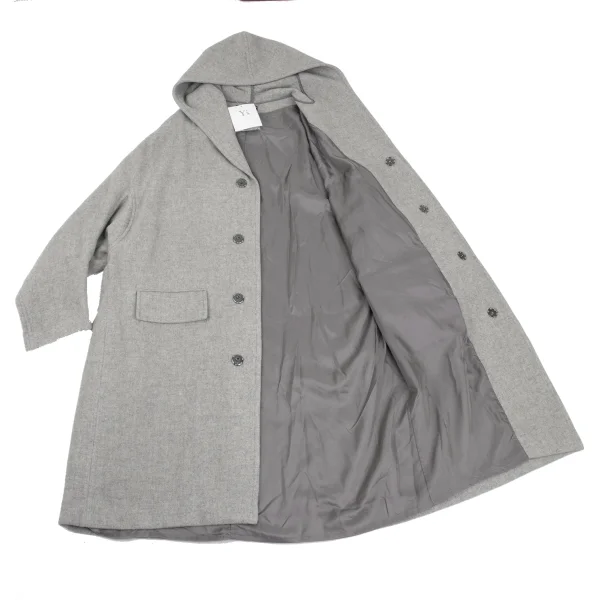 Y's Wool Hoodie Coat K-172776_010