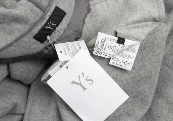 Y's Wool Hoodie Coat K-172776_015