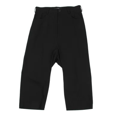 LIMI feu Cotton Drop Crotch Pants