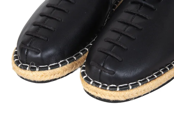 Yohji Yamamoto NOIR Rope Sole Lace Up Leather Shoes K-172779_003